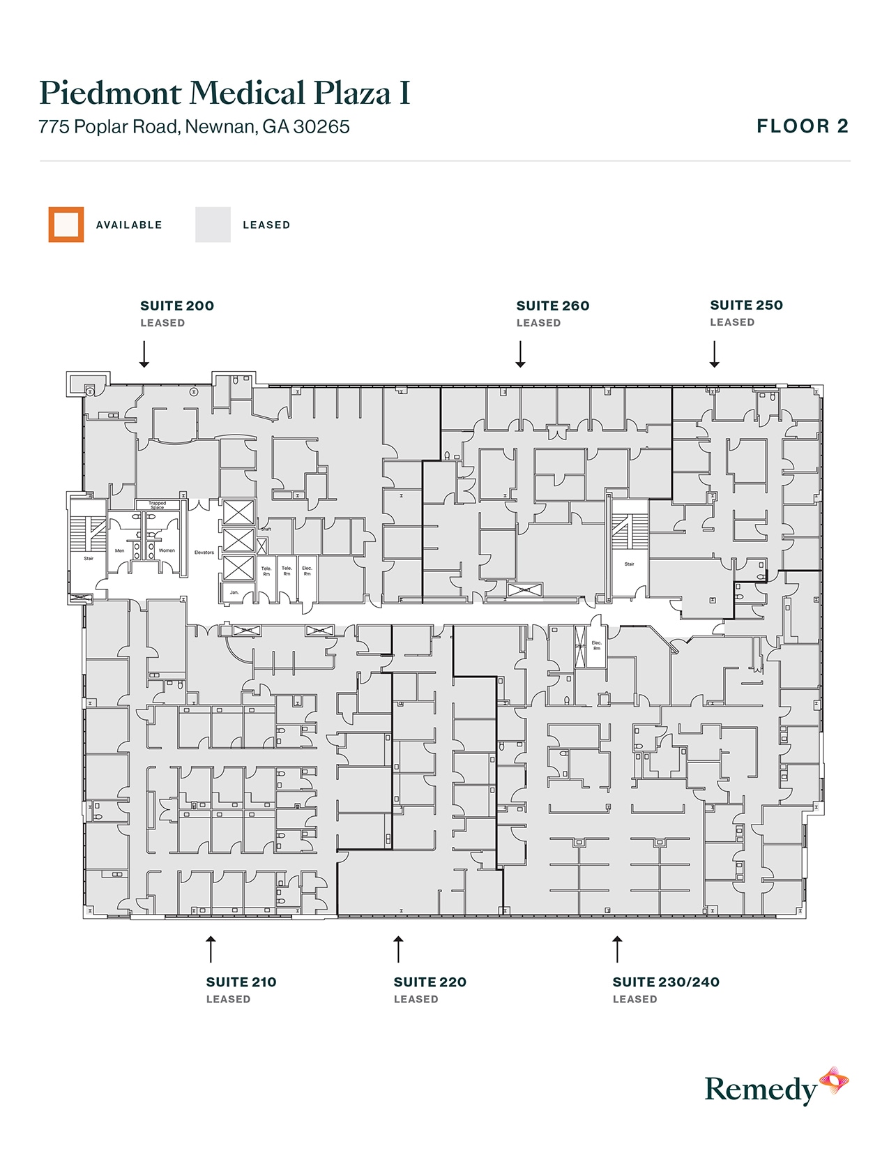 775 Poplar Rd, Newnan, GA à louer Plan d’étage- Image 1 de 1