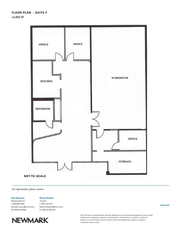 4749 Bennett Dr, Livermore, CA 94551 - Unit F -  - Floor Plan - Image 1 of 1