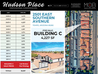 Plus de détails pour 2421-C E Southern Ave, Tempe, AZ - Bureau à vendre