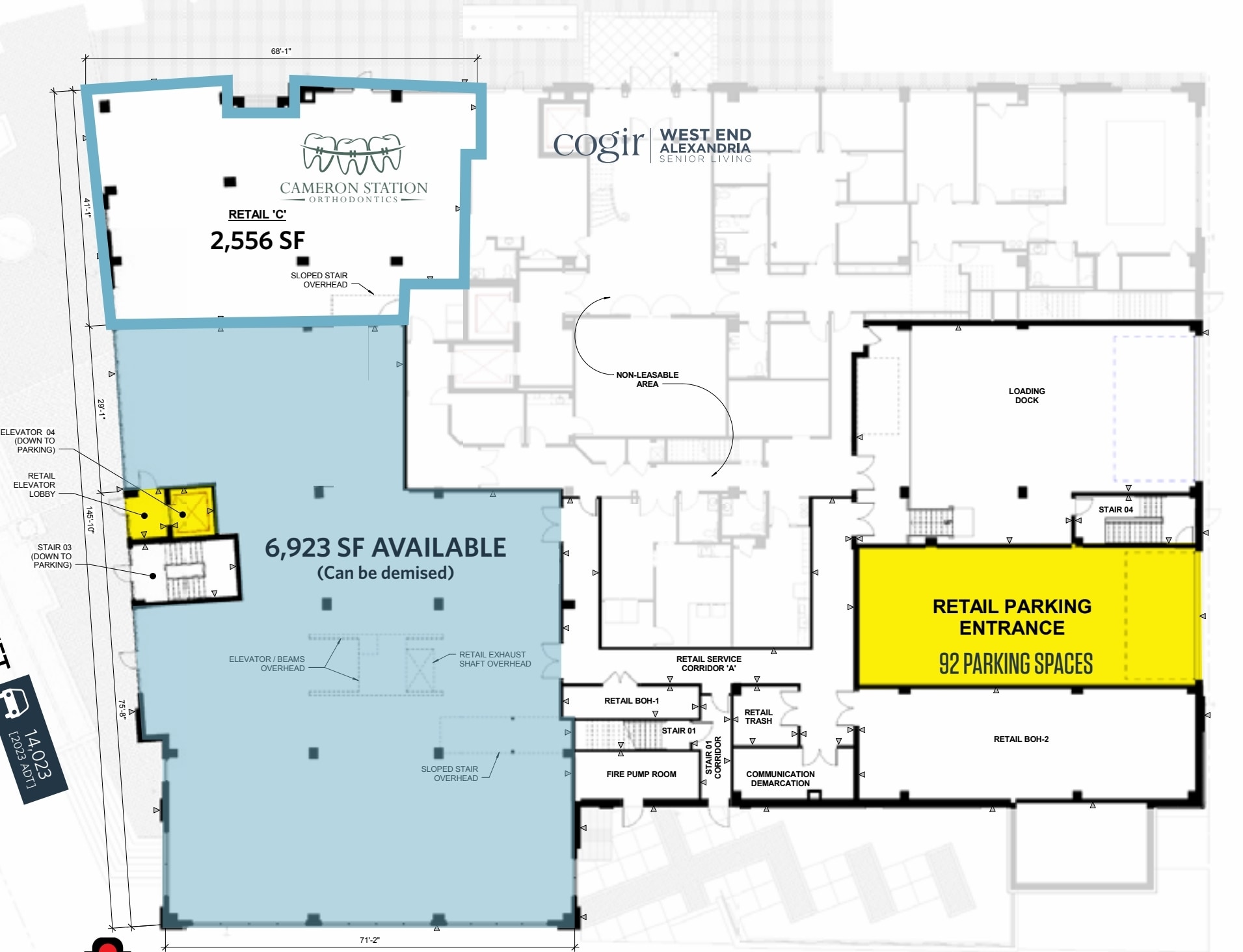 444 S Pickett St, Alexandria, VA à louer Plan d’étage- Image 1 de 1
