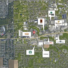 7060 Spring Meadows Dr W, Holland, OH - Aerial  map view