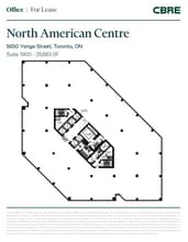 5650 Yonge St, Toronto, ON for lease Floor Plan- Image 1 of 1