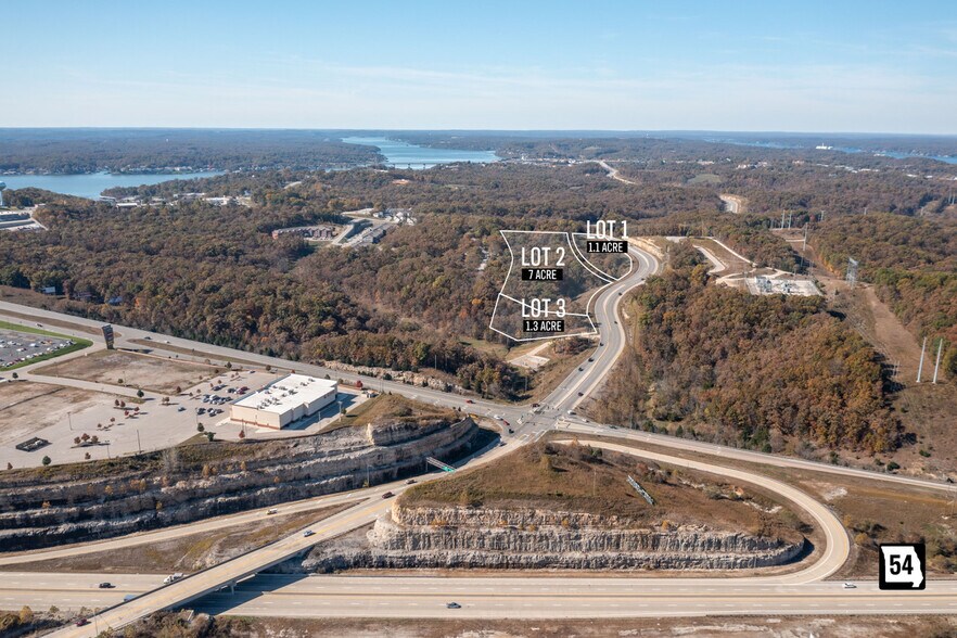 Lot 1 242 hwy, Lake Ozark, MO for sale - Aerial - Image 2 of 6