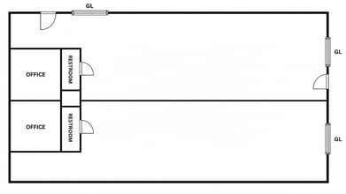 710 Parker St, Santa Clara, CA for lease Floor Plan- Image 1 of 3