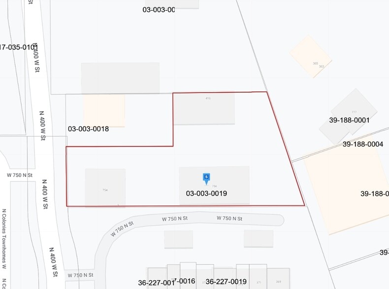 756 N 400 W, Orem, UT for sale - Plat Map - Image 3 of 3