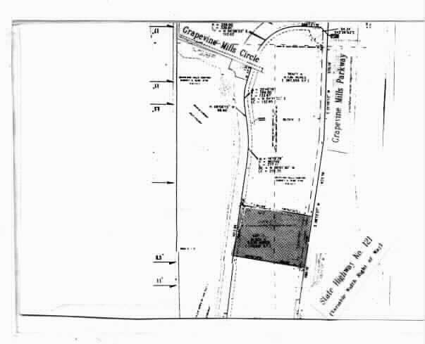 2705 E Grapevine Mills Cir, Grapevine, TX à louer - Plan cadastral - Image 2 de 3