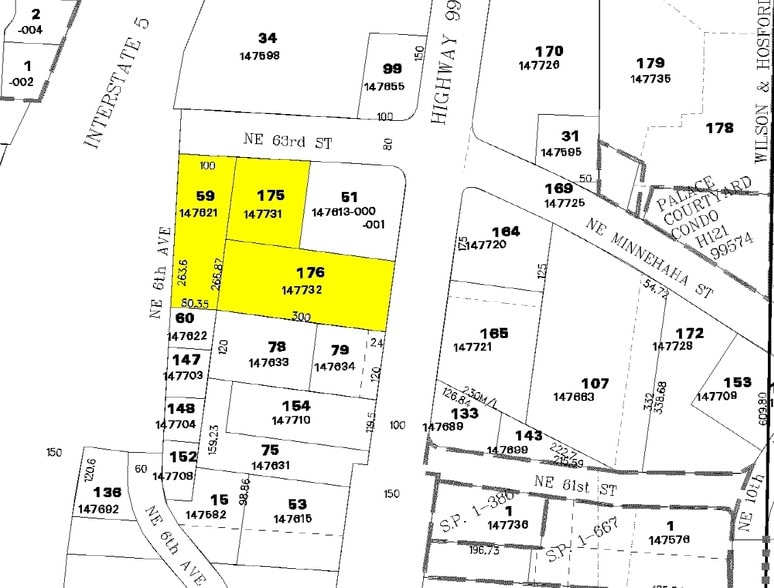 6202-6204 NE Highway 99, Vancouver, WA à vendre - Plan cadastral - Image 3 de 3