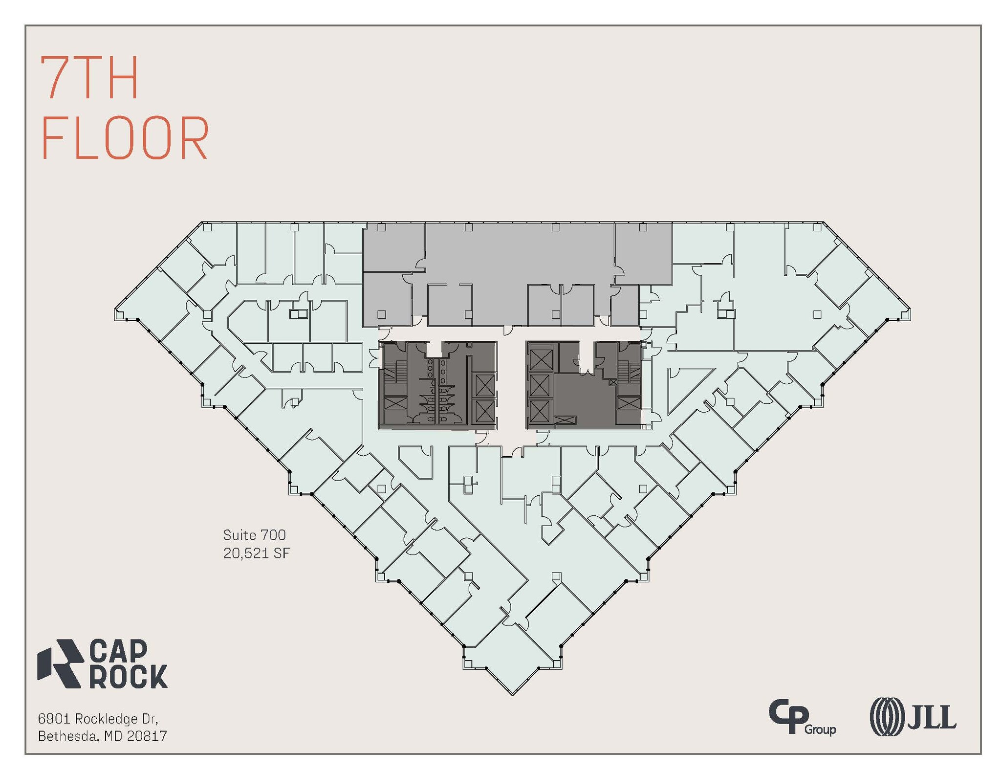 6903 Rockledge Dr, Bethesda, MD for lease Floor Plan- Image 1 of 1