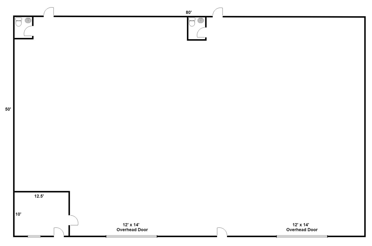 2170 Collins Rd, Denton, TX à louer Plan d’étage- Image 1 de 1