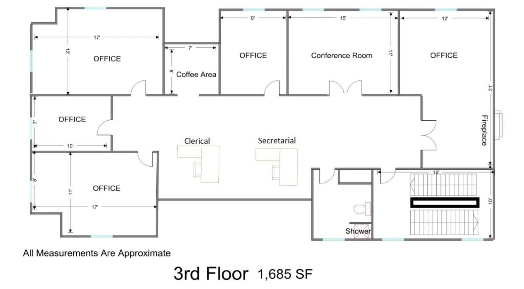 1625 W Colonial Pky, Palatine, IL for lease Floor Plan- Image 1 of 4
