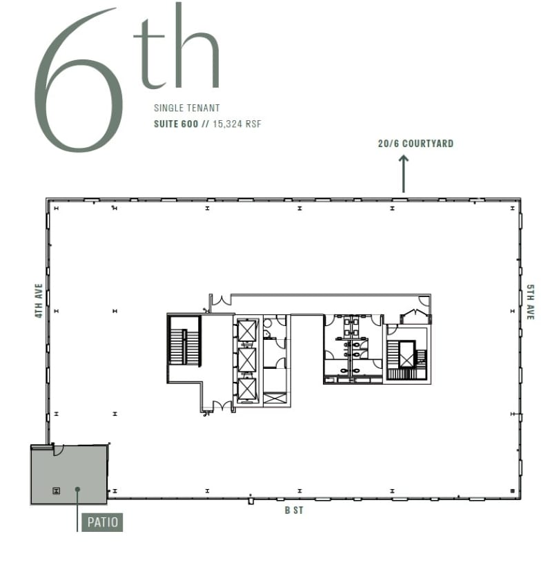 450 B St, San Diego, CA for lease Floor Plan- Image 1 of 7