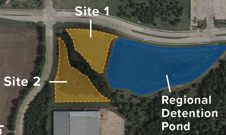 Justin & Industrial, Rockwall, TX for sale Aerial- Image 1 of 4