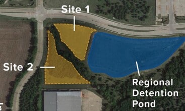 Justin & Industrial, Rockwall, TX - AÉRIEN Vue de la carte