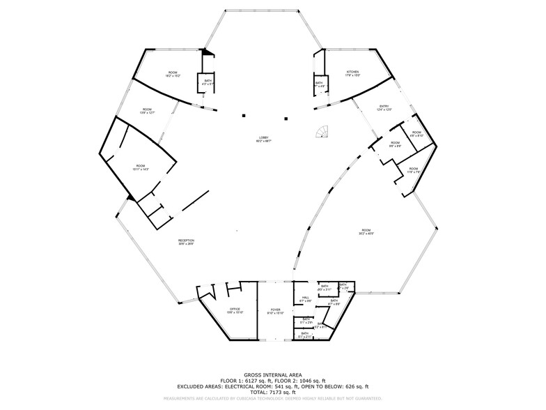 2532 Crossroads Blvd, Waterloo, IA à louer - Plan d’étage - Image 2 de 4