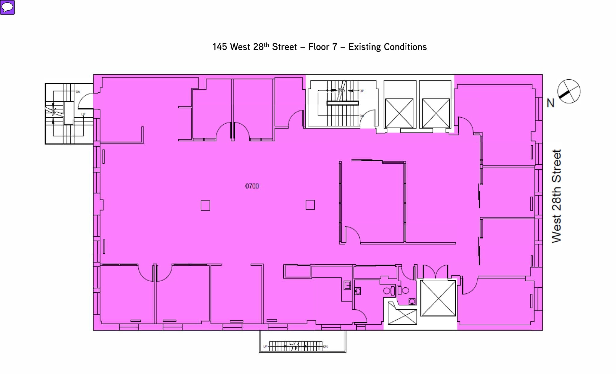 145 W 28th St, New York, NY à louer Plan de site- Image 1 de 9