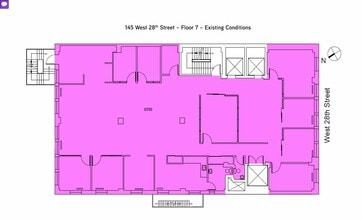 145 W 28th St, New York, NY à louer Plan de site- Image 1 de 9