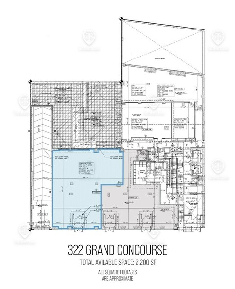 322 Grand Concourse, Bronx, NY à louer - Plan de site - Image 2 de 2