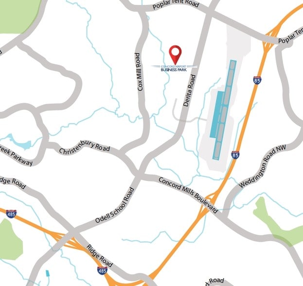 980 Derita Rd, Concord, NC for lease - Plat Map - Image 2 of 11