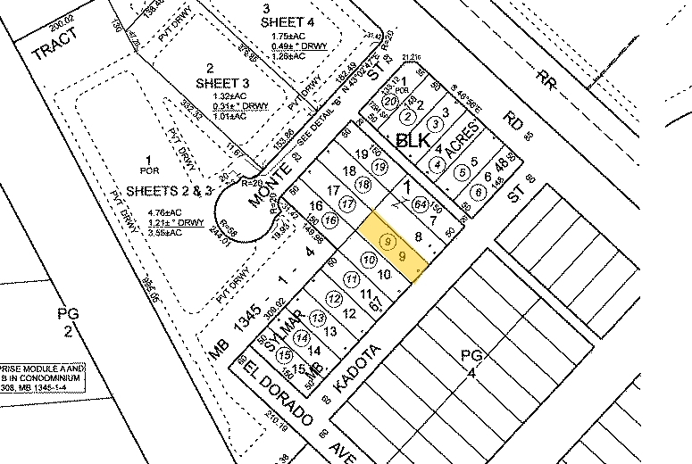 15840 W Monte St, Sylmar, CA à vendre - Plan cadastral - Image 3 de 7