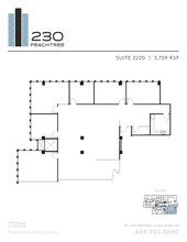 230 Peachtree St NW, Atlanta, GA à louer Plan de site- Image 1 de 1