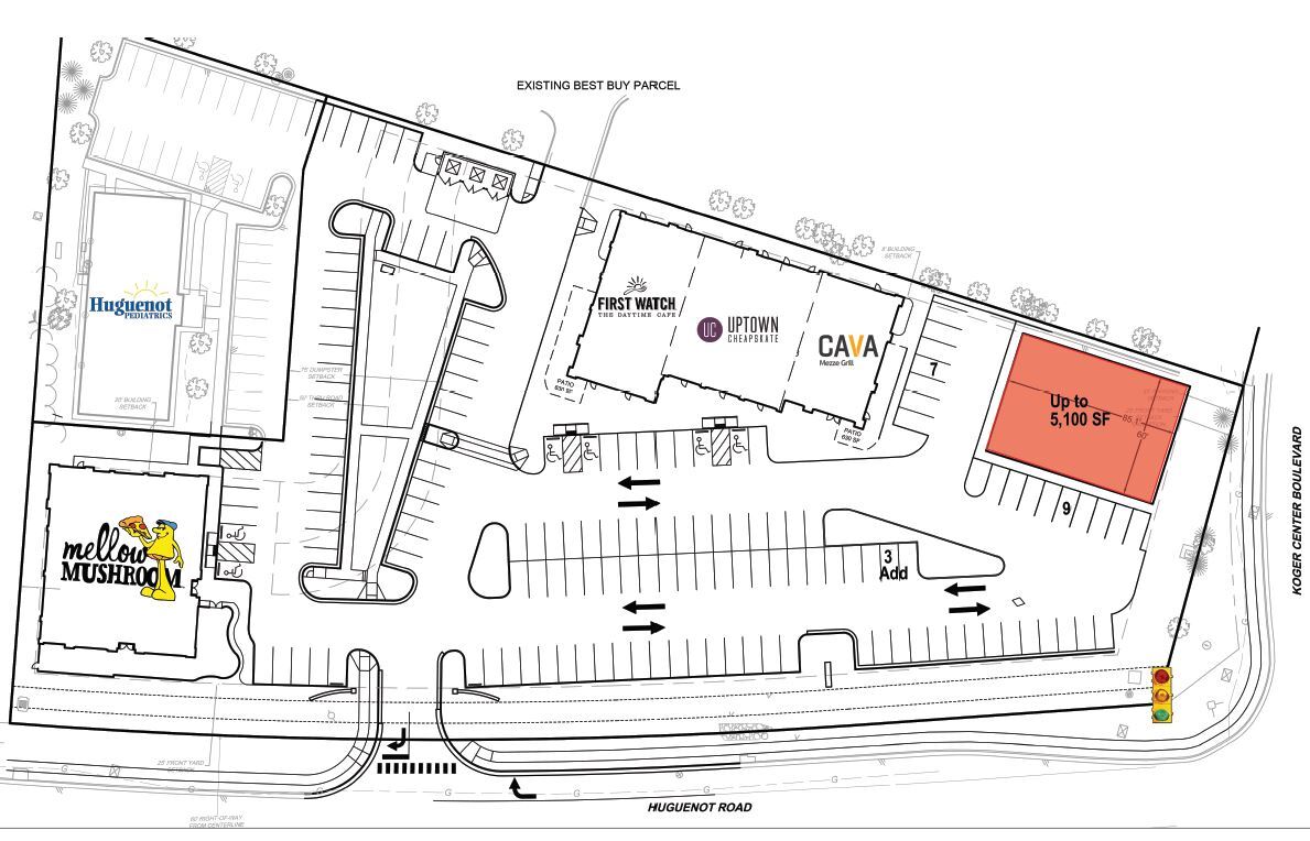 1401 Huguenot Rd, Midlothian, VA à louer Plan de site- Image 1 de 1