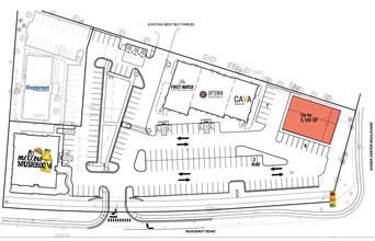 1401 Huguenot Rd, Midlothian, VA à louer Plan de site- Image 1 de 1