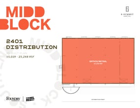 2400-2406 Dunavant St, Charlotte, NC à louer Plan d’étage- Image 1 de 1