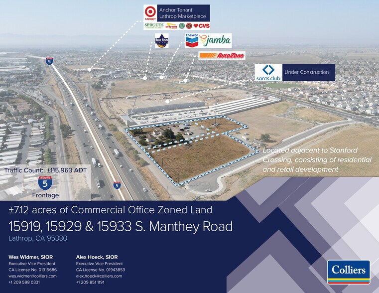 15919-15933 S Manthey Rd, Lathrop, CA à vendre - Photo du bâtiment - Image 1 de 1