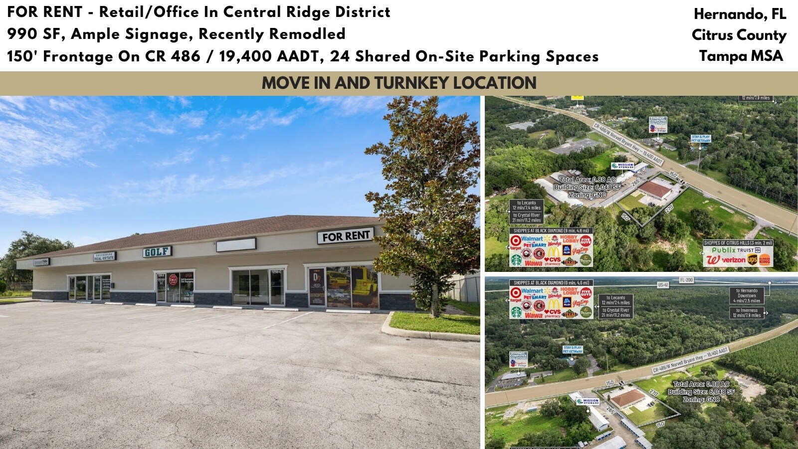 1298 E Norvell Bryant Hwy, Hernando, FL for lease Building Photo- Image 1 of 19