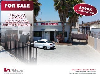 Plus de détails pour 8226 Salt Lake Ave, Cudahy, CA - Industriel à vendre