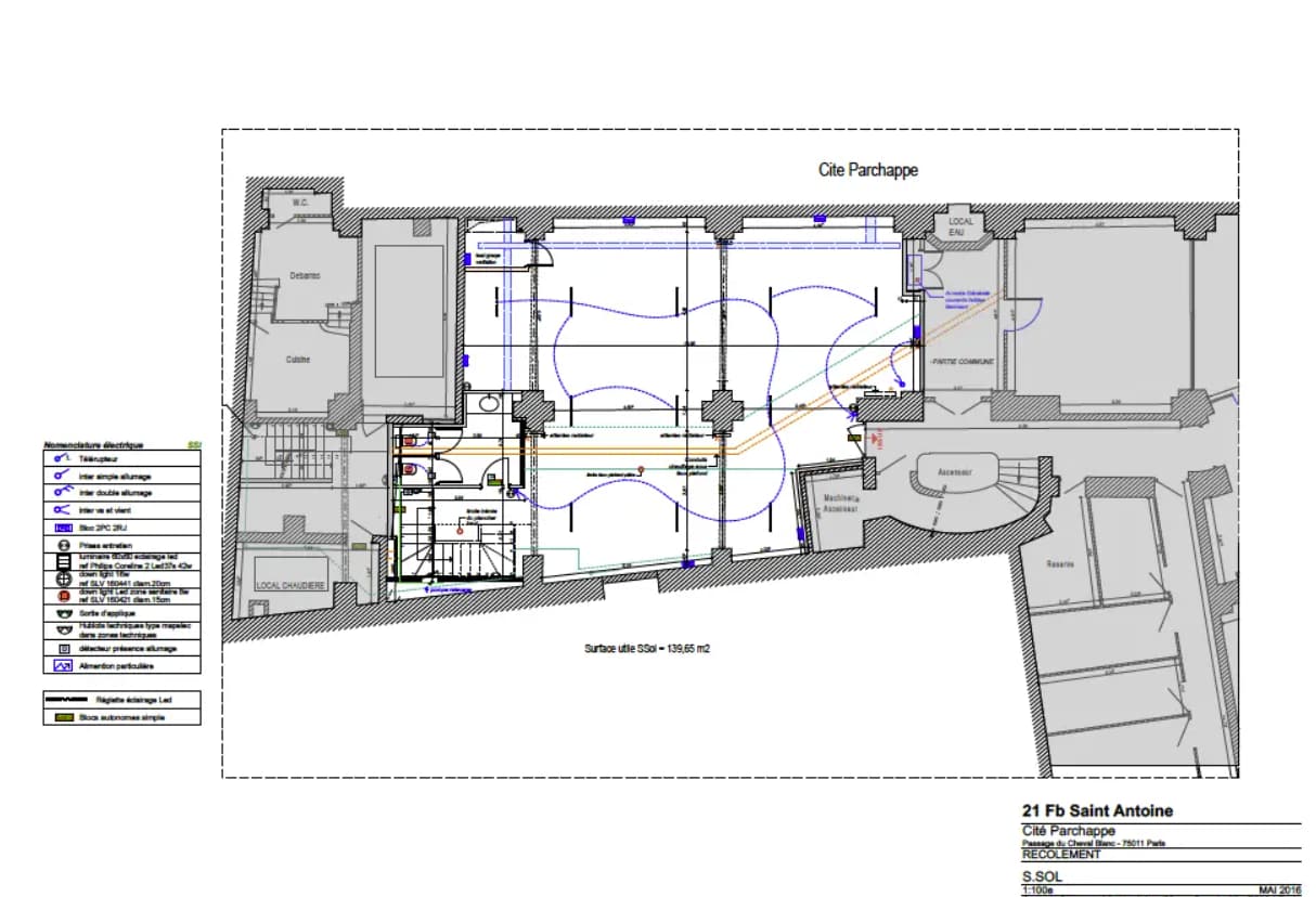 21 Rue Du Faubourg Saint-Antoine, Paris à louer Plan d’étage- Image 1 de 6