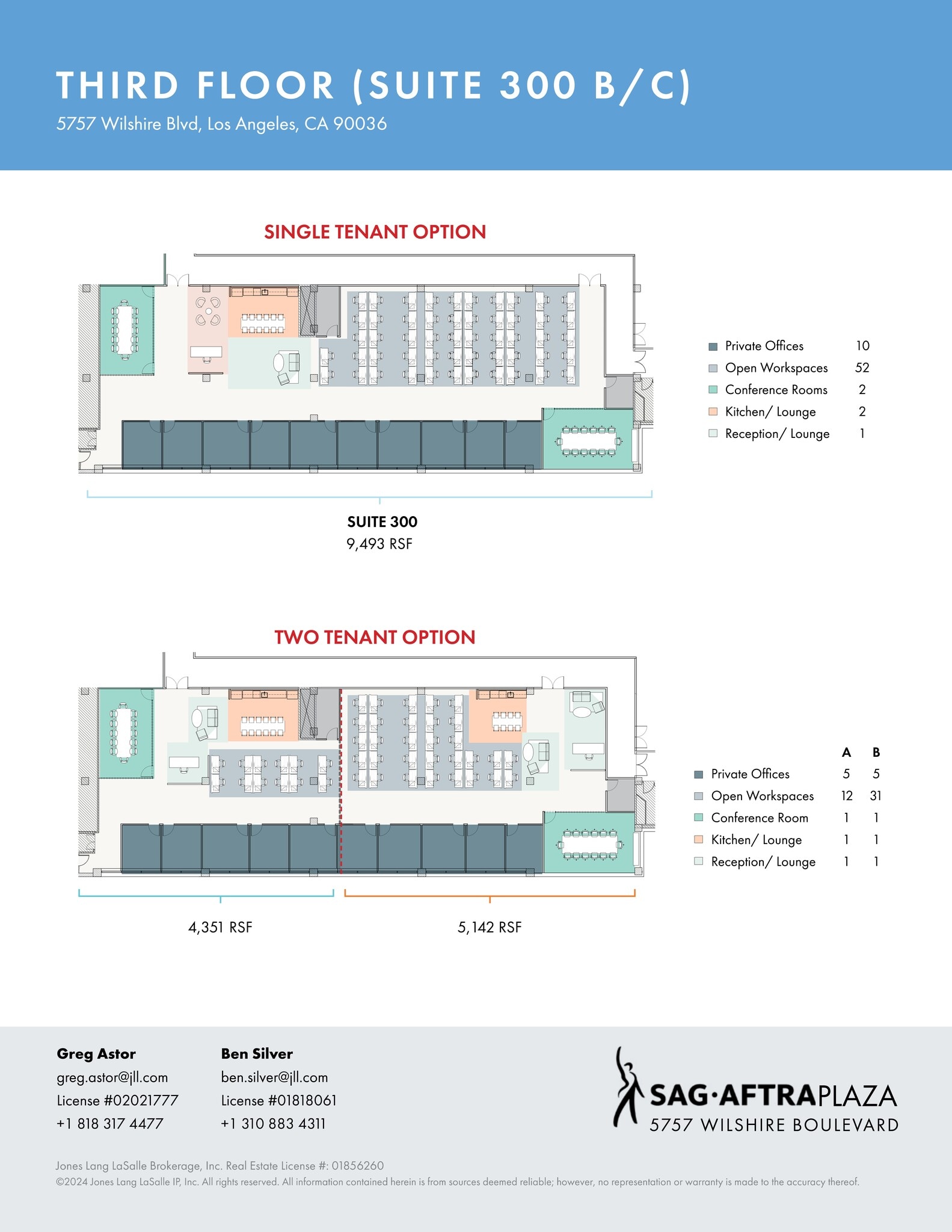 5757 Wilshire Blvd, Los Angeles, CA for lease Site Plan- Image 1 of 1