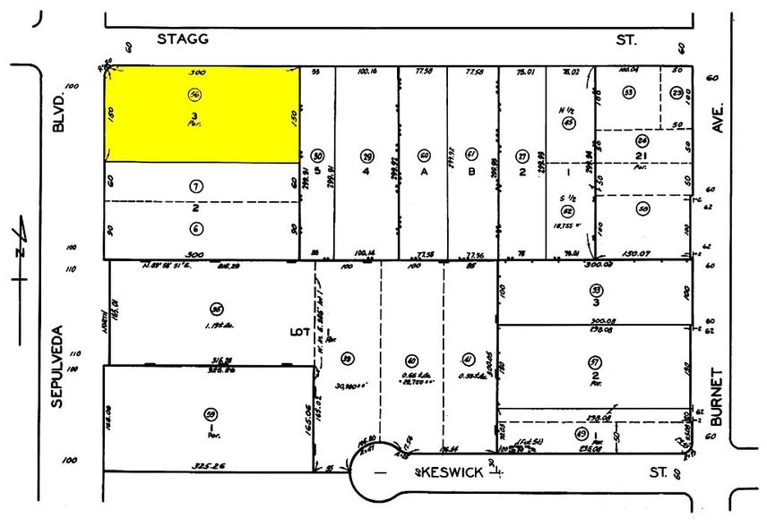 7750 Sepulveda Blvd, Van Nuys, CA for lease - Plat Map - Image 2 of 3