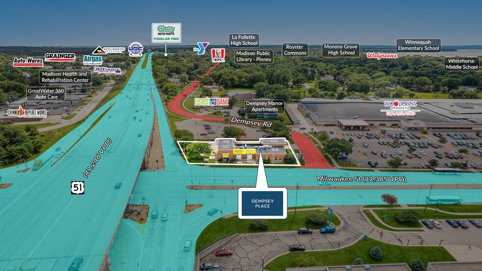 1 Dempsey Rd, Madison, WI à vendre - Photo du bâtiment - Image 3 de 5