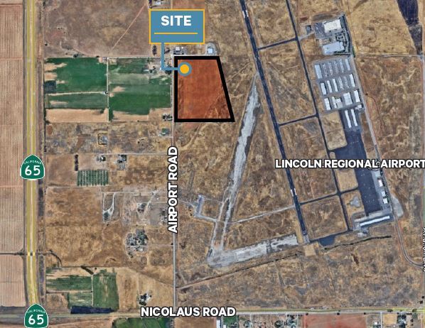 Airport Road, Lincoln, CA for sale - Aerial - Image 1 of 2