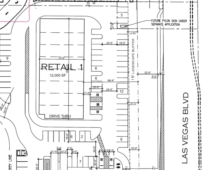 W Pebble Rd, Las Vegas, NV à louer - Plan de site - Image 3 de 4