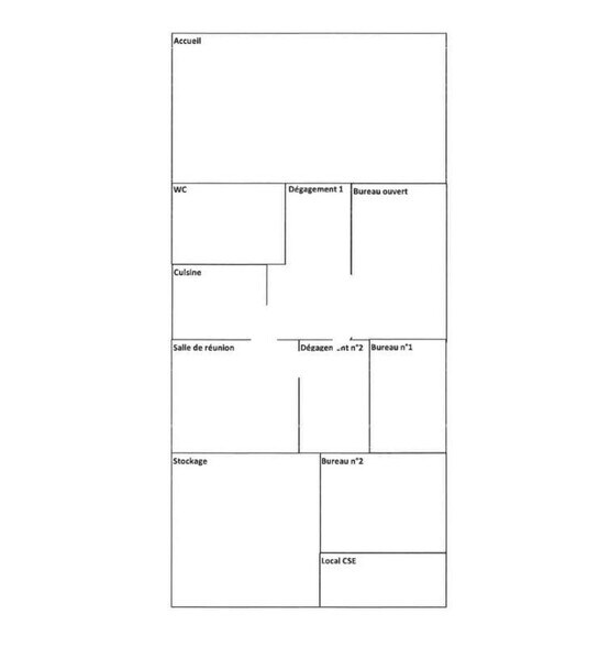 Office in Souffelweyersheim for lease - Floor Plan - Image 2 of 2