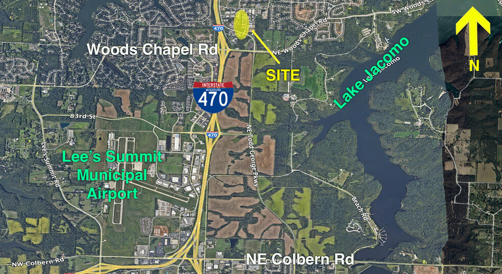 N & W Of NE Lakewood Way & NE Port Drive, Lees Summit, MO for sale - Building Photo - Image 1 of 1