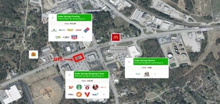 2190 Southport Rd, Spartanburg, SC for lease Aerial- Image 2 of 2