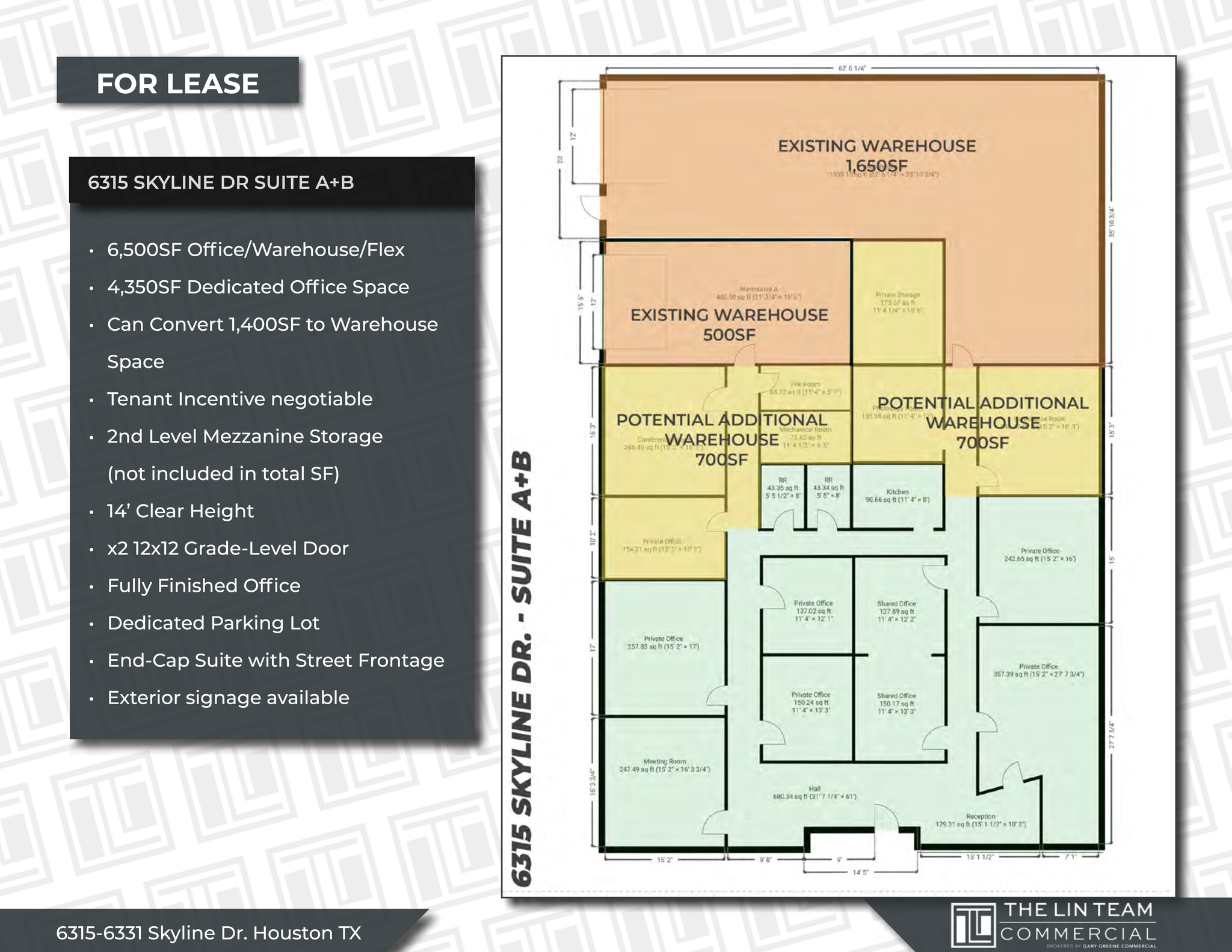 6315-6331 Skyline Dr, Houston, TX à louer Plan de site- Image 1 de 41