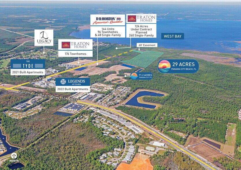 Clara Avenue, Panama City Beach, FL à vendre - Aérien - Image 3 de 5