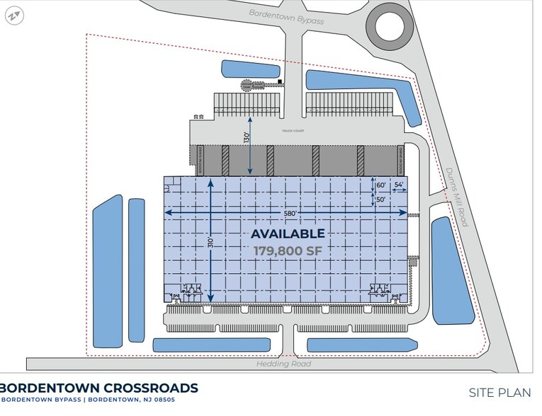 1 Bordentown Bypass, Bordentown, NJ for lease - Site Plan - Image 2 of 2