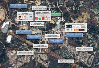 1918 N Dobys Bridge Rd, Fort Mill, SC - AÉRIEN Vue de la carte