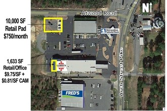 3405 Atwood Rd, Little Rock, AR - aerial  map view