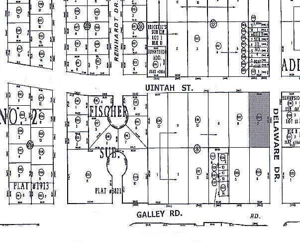 1010 Delaware Dr, Colorado Springs, CO for sale - Plat Map - Image 2 of 5