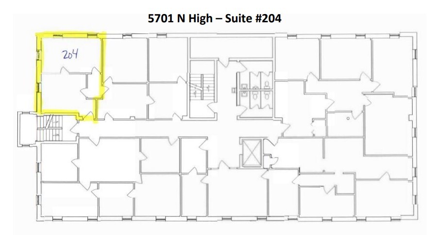 5701 N High St, Worthington, OH for lease Floor Plan- Image 1 of 1