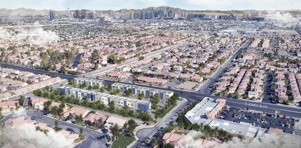 5545 S Jones Blvd, Las Vegas, NV - AERIAL  map view