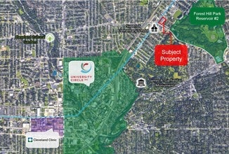 13520 Euclid Ave, Cleveland, OH - AERIAL  map view