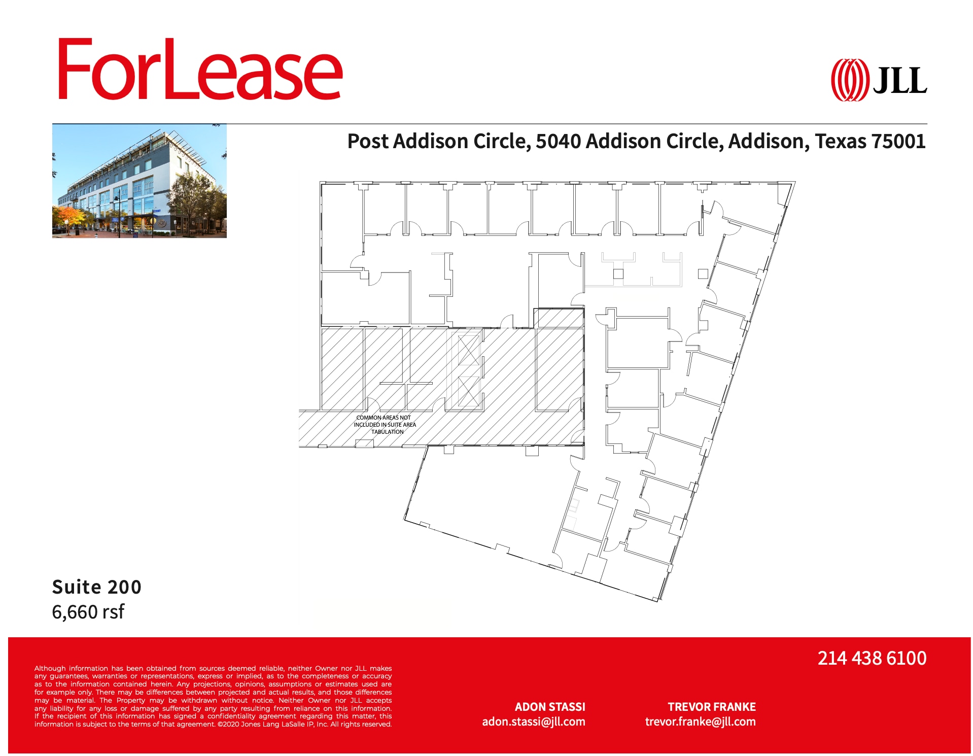 5040 Addison Cir, Addison, TX à louer Plan d’étage- Image 1 de 1