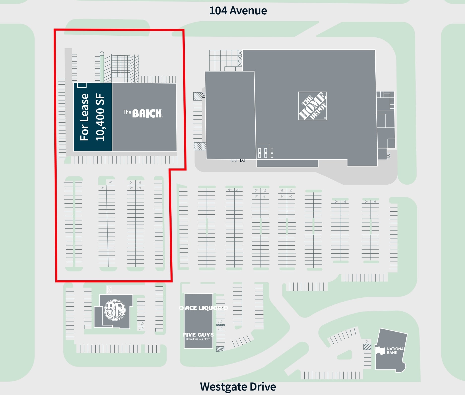11345 104 Av, Grande Prairie, AB à louer Plan de site- Image 1 de 1